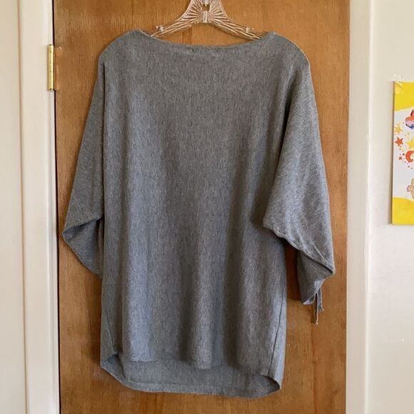 Max Studio Scrunch Sleeve Crew Neck - Picture 5 of 12
